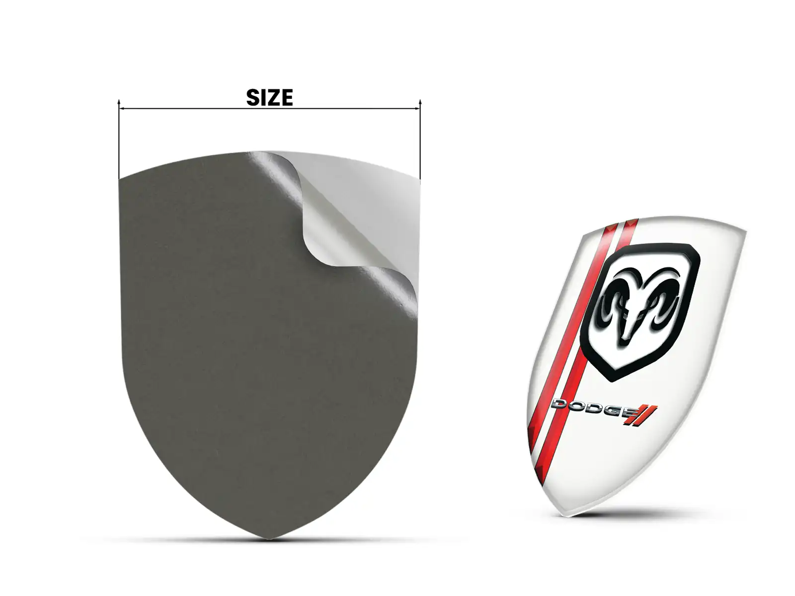 Dodge Emblèmes Société Auto Pro Max Durable Design Stylé